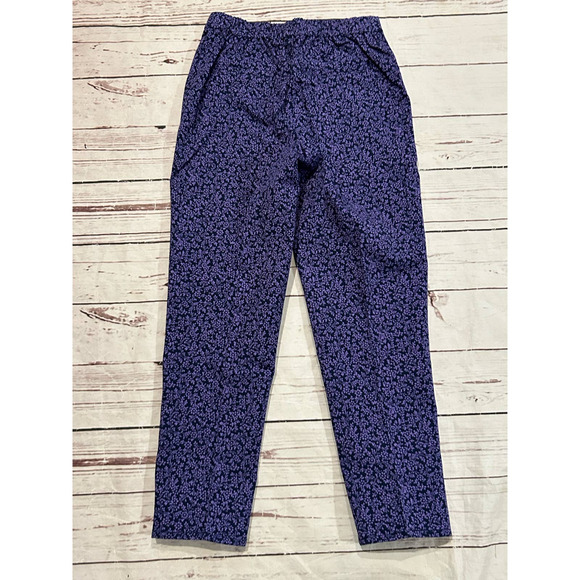 Isaac Mizarhi Live Size 0 Petite Purple Small Floral Cottage Cottagecore Size 0P - Picture 8 of 8